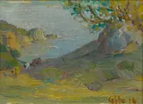 View to the water; Coastal rocks (a group of two) by Selden Connor Gile, sold Nov 2016