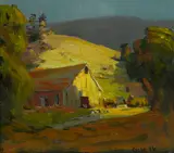 Selden Connor Gile, Barn in the hills (double-sided)