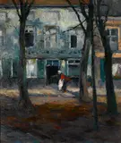 Armin Carl Hansen, Autumn Sun, oil on canvas