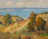 Point Loma Hills by Maurice Braun, oil on canvas, sold Nov 2016