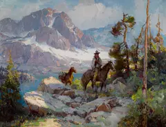 High Sierra Pack Trip by Jack Wilkinson Smith, circa 1925, oil on canvas, offered Nov 2016