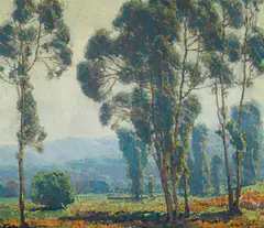 Eucalyptus by Edgar Alwin Payne, circa 1921, oil on canvas, sold Nov 2016