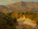 Franz Bischoff, View of the Arroyo Seco, oil on canvas