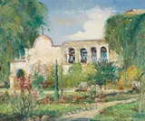 Edward J. Finley Timmons, Bells of San Juan Capistrano, 1927, oil on canvas affixed to masonite
