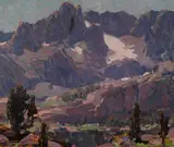 Edgar Alwin Payne, Mountains of Granite, Sierras, oil on canvas