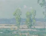 Hazy day by Maurice Braun, oil on board, sold Nov 2016