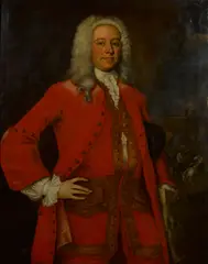 Philip Hussey, A portrait of an officer, three-quarter length, traditionally identified as Captain Jeffrey Prendergast, oil on canvas