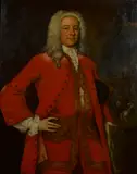 Philip Hussey, A portrait of an officer, three-quarter length, traditionally identified as Captain Jeffrey Prendergast, oil on canvas
