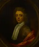 Michael Dahl, A portrait of a young gentleman with a white scarf, oil on canvas