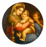 Raphael, The Madonna della Seggiola, oil on canvas