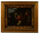 Jacopo Vignali, The stoning of St. Stephen, oil on copper laid down on board