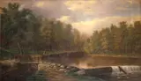 Alfred Thompson Scott, Brandywine, third dam, 1888, oil on canvas