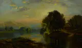 Edmund Darch Lewis, Reflections on the Lake