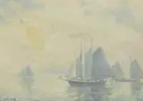 Wilson Henry Irvine, A harbor scene