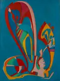 Mihail Chemiakin, Untitled, 1983, oil on canvas
