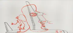 Alexander Calder, Untitled, 1973, gouache and ink on paper