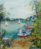 Yolande Ardissone, Boats on the river
