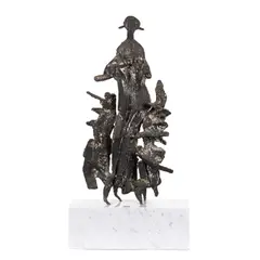 Untitled by Angelo Biancini, bronze with dark brown patina, offered Dec 2015