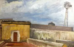 Merida by Raúl Anguiano, 1961, oil on canvas laid down on masonite, sold Dec 2015