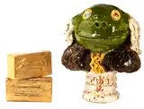 David Gilhooly, Frog Franklin and Two Gold Bricks (3)