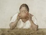 Mujer con Olla (B. 90) by Francisco Zúñiga, 1983, Lithograph in colors on wove paper, offered Dec 2015