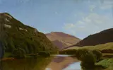 Ernest Emile Armand-Delille, Le Vallee du Dessoubre, oil on canvas