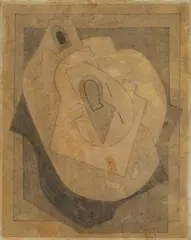 Composition by Albert Gleizes, circa 1922, pencil on paper laid down on paper, sold Aug 2015