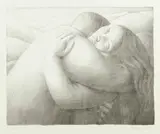 George Tooker, The Embrace, 1982, Lithograph on wove paper