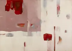 Robert P. McChesney, Mountain "A" #2, 1956, oil and enamel on canvas