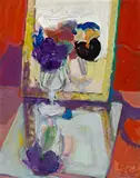 Theophilus Brown, Untitled, 1966, oil on masonite