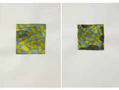 Untitled, 1987; Untitled, 1987 (2) by Peter Schuyff, sold Jun 2015