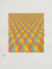 Peter Schuyff, Untitled, 1986, watercolor and pencil on paper