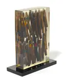 Arman, Waiting to Exhale, 1997, Accumulation of cigars encased in Plexiglas box