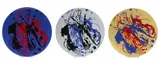 Arman, Violons sur le plat, c. 1990