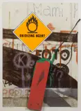 Peter Klasen, The Wall 7, 1989; Oxidizing Agent, 1988 (2), first acrylic, wood and metal assemblage on c-print; second acrylic, wood and twine assemblage on c-print