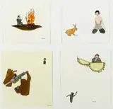 Marcel Dzama, Untitled; Untitled; Untitled; Untitled (4)