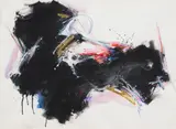 Seikichi Takara, Squall, 1989, acrylic and pencil on paper