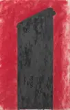 Robert Moskowitz, Untitled (Flat Iron), 1980, pastel and graphite on paper