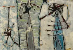Fletcher Martin, Untitled, 1949, oil on canvas