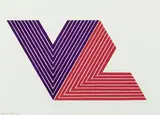 Ifafa I, from V Series (A. 21) by Frank Stella, 1968, Lithograph in colors on Lowell paper, sold Jun 2015