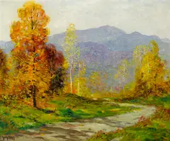 October Days, West Virginia by Guy Carleton Wiggins, oil on canvas, offered Jun 2015