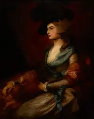 Mrs. Sarah Siddons by Thomas Gainsborough, oil on canvas, offered Jan 2015