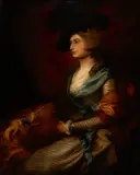 R.A. Thomas Gainsborough, Mrs. Sarah Siddons, oil on canvas