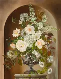 Cecil Kennedy, A still life with flowers