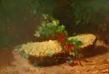 California School, California currants, 1881, oil on canvas