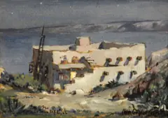 La Jolla by Colin Campbell Cooper, 1922, gouache on paper, offered Jan 2015