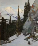 Aldro Thompson Hibbard, Winter in the mountains