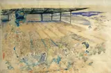 Joseph Raphael, Visiting begonia fields, Santa Cruz, color monotype on paper