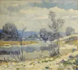 Lawton S. Parker, River in winter