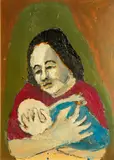 Benny Andrews, Mother and Child